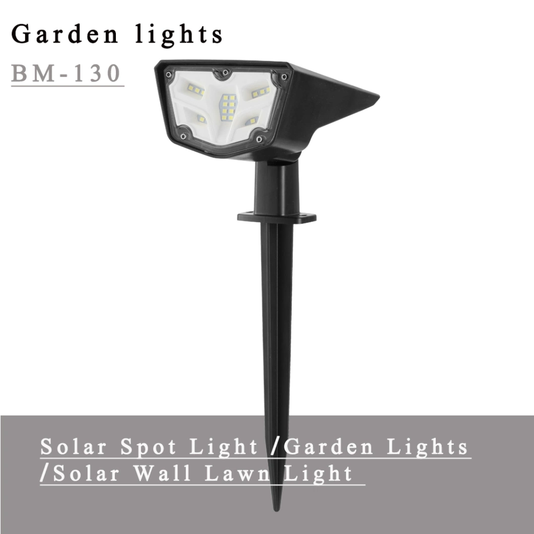 Solar Landscape Spotlights Outdoor Solar Powered Wall Lights