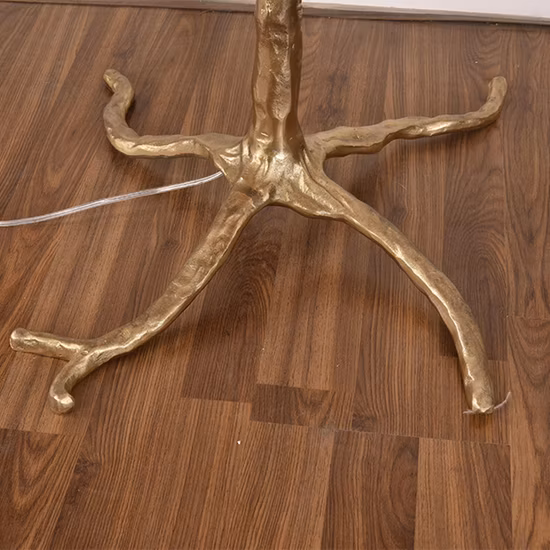 Lampe sur pied contemporaine avec trépied et plumes pour studio (WH