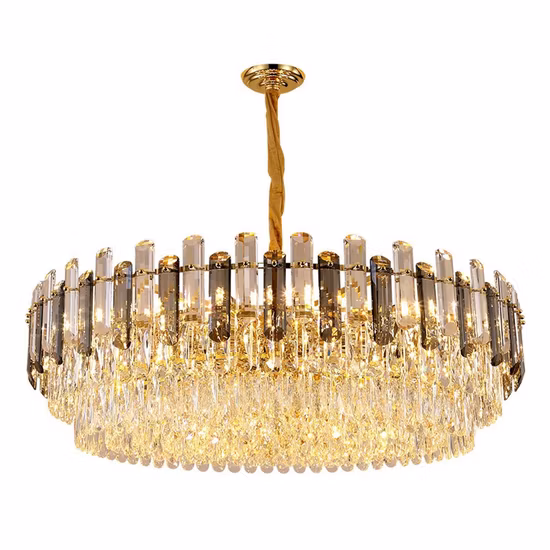 Lampe en verre de Villa d'hôtel de luxe moderne pendentif lumières lustre de plafond